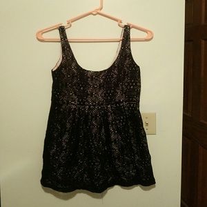 Black lace dress